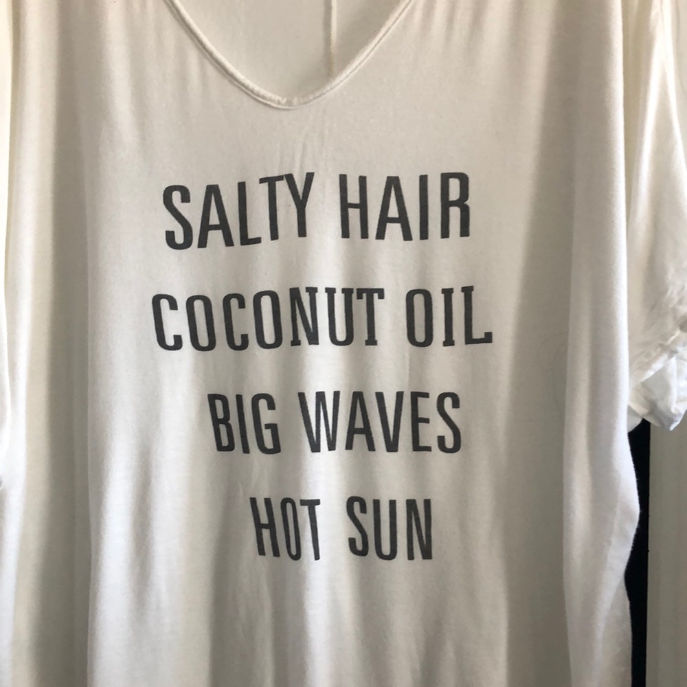 Beach vibes White summer top